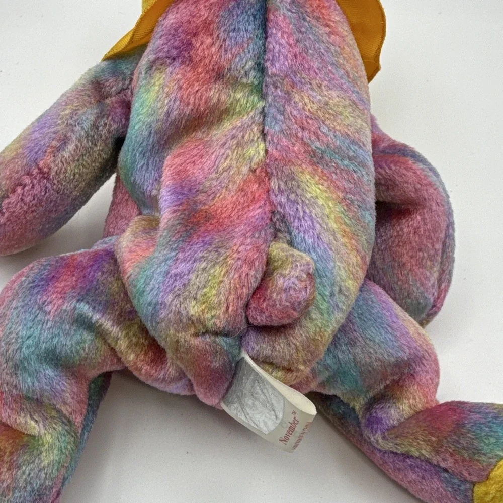 Ty Beanie Babies November Bear Plush 2001 Vintage, Ages 3+ (3-7 Years)